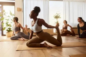 Yoga class
